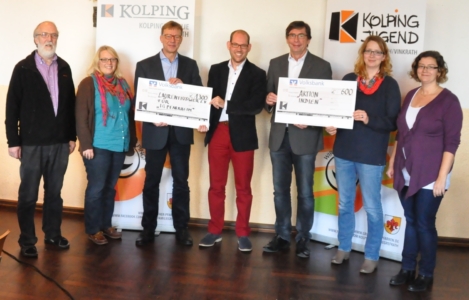 Mitgliederversammlung Kolping Kolpingjugend Grefrath Spendenübergabe Jugendheim Laurentiuswerk